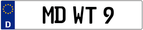 Truck License Plate